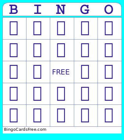 가나다 빙고 Bingo Card