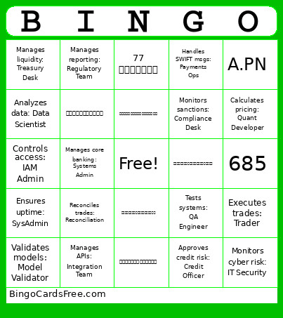 ความหวัง Bingo Card