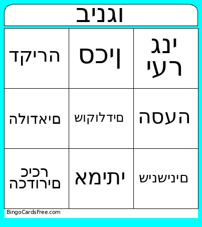 לודניקים Bingo Card