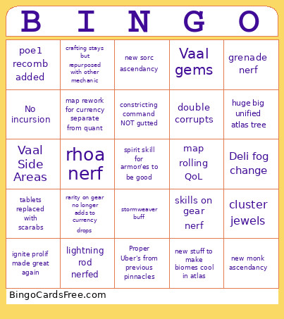 0.4 Cypher Bingo Card