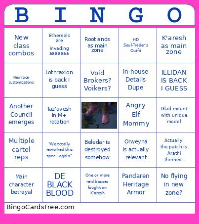 11.2 PREDICTIONS Bingo