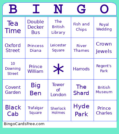 12345 Bingo Card