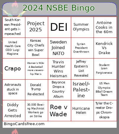 2024 NSBE Bingo
