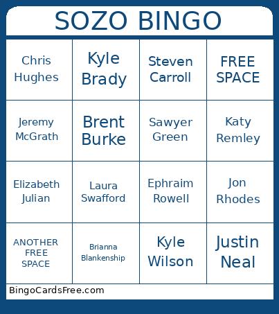 2025 New Team Member BINGO