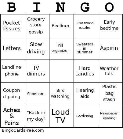 2025 Senior Prom Bingo Card