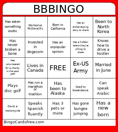 2025 TOM GATE SUMMIT BINGO