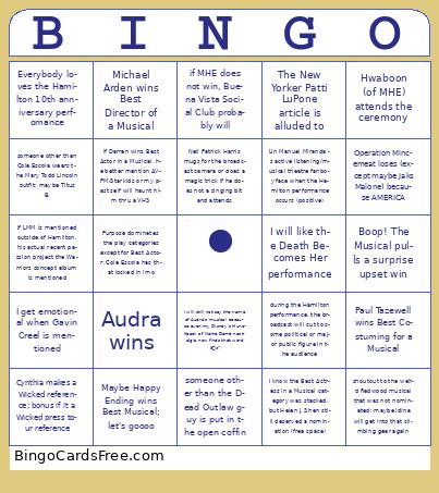 2025 Tony’s Bingo