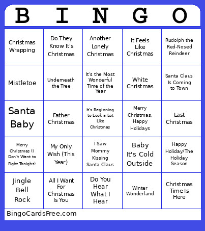 2025 Watermarque Christmas Party Bingo Card
