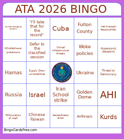 2026 ATA Bingo Card 2