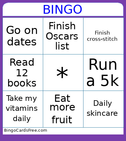2026 Bingo Card 3