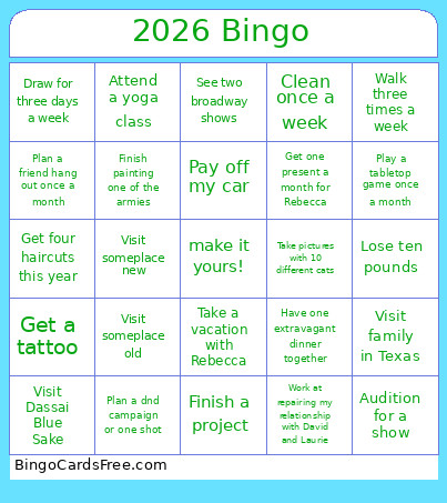 2026 Bingo Card 4