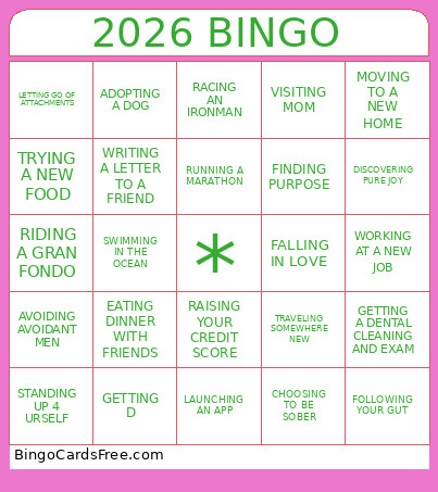 2026 Bingo Card 3