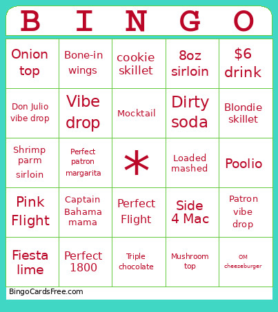 2026 Jb Bingo Card