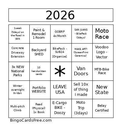 2026-name Bingo Card