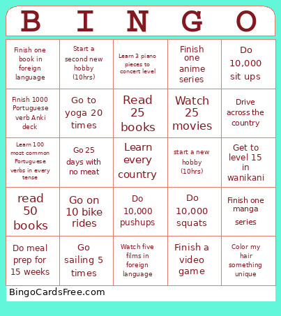 2026 NYREZ Bingo Card