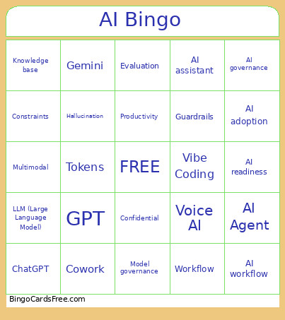 2026 Retreat Bingo Card