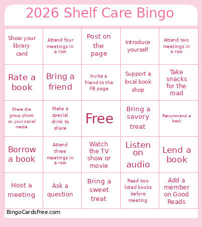 2026 Shelf Care Bingo Card
