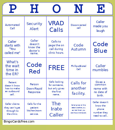 2026 Telecom Week Bingo Card