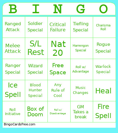 26.09.06 Bingo Card