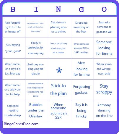 3XX/2440/COMM Bingo Cards Free Pdf Printable Game, Title: BINGO