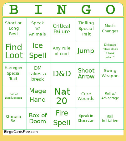 4.12.26 Bingo Card