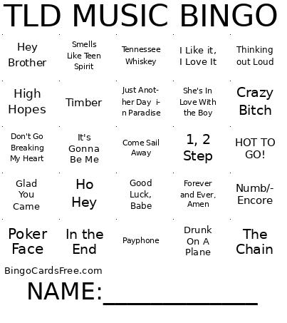 5/8/25 Bingo