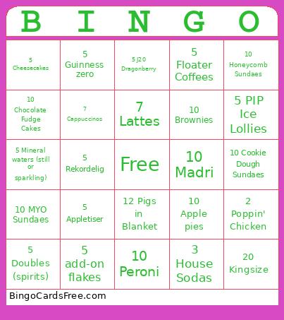 5* Sales Bingo