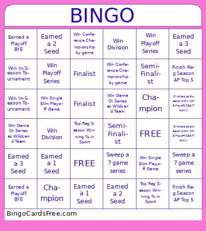 6XP-081625 Bingo