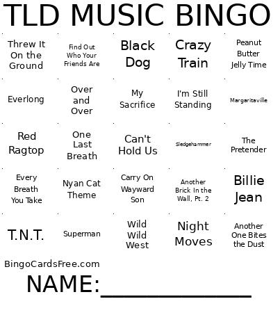 7/3/25 Bingo
