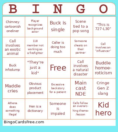 9-1-1 bingo