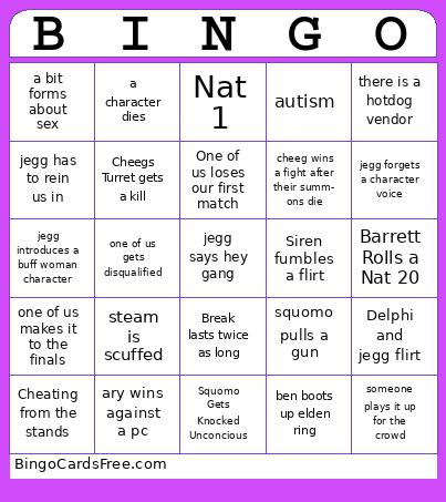 AAAAA Bingo