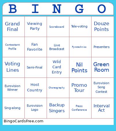 Aaaaaaaa Bingo Card