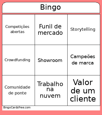 Aaaads Bingo Card