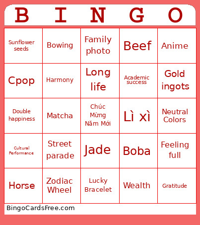 AADA X APAMSA Bingo Card