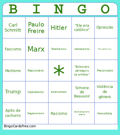 Ababb Bingo Card