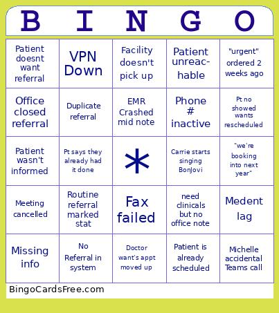 ACCESS BINGO
