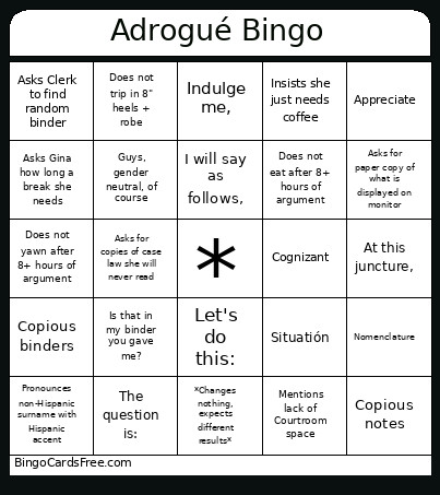 Adrogué Bingo Card
