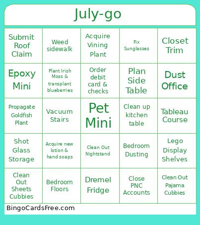 Adulting Bingo