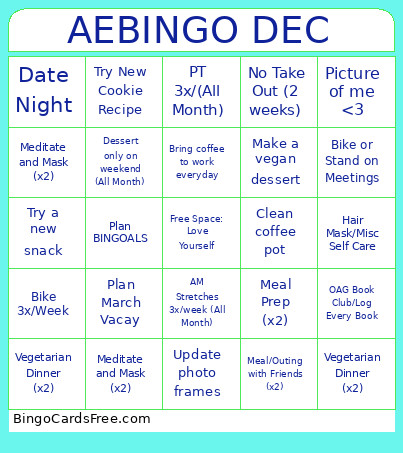AE DEC Bingo Card