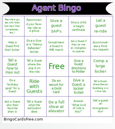 Agent Bingo