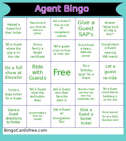 Agent Bingo