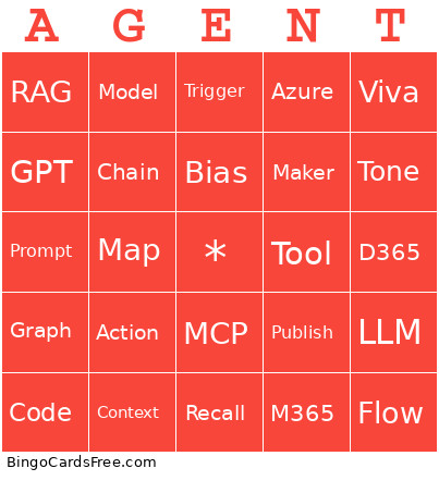 AIBS Bingo Card