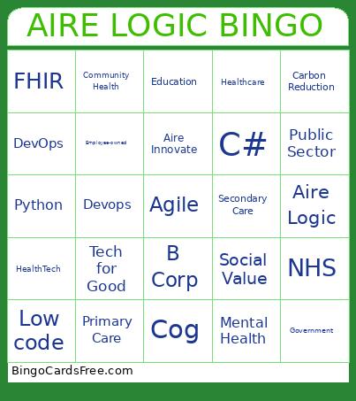 AIRE LOGIC BINGO