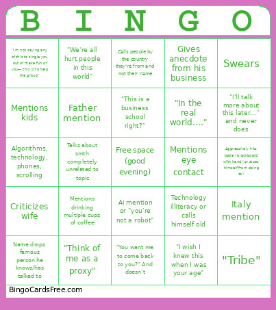Akjensn Bingo Card