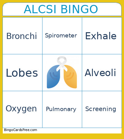 ALCSI Bingo Card