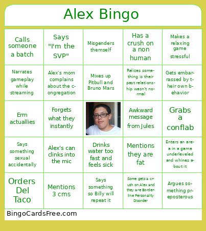 Alex Bingo