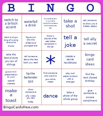 ally birthday 2 Bingo