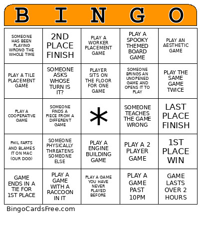 ALLYCON Bingo Card