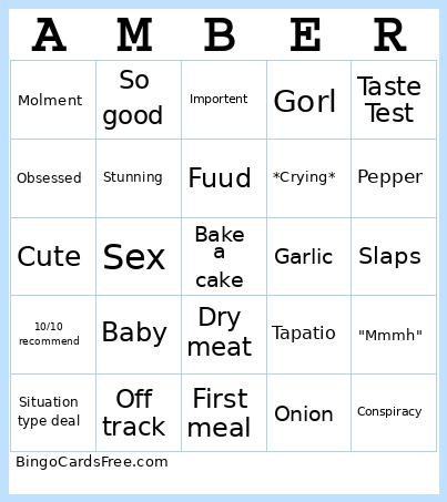Amberlynn Reid Bingo