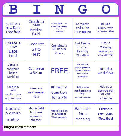 Analyst June 15-18 Bingo Card